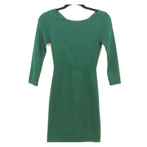 Alice and Olivia Emerald 3/4 Sleeve Dress